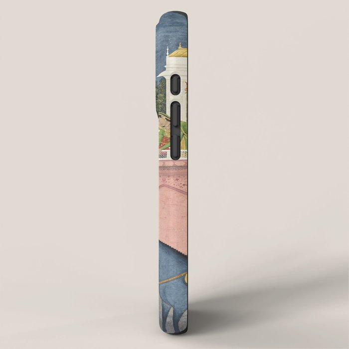 PRINCE CLIMBING TO HIS BETROTHED PROPERTY INDIA 18TH CENTURY  iPhone Case Gallery Image 2