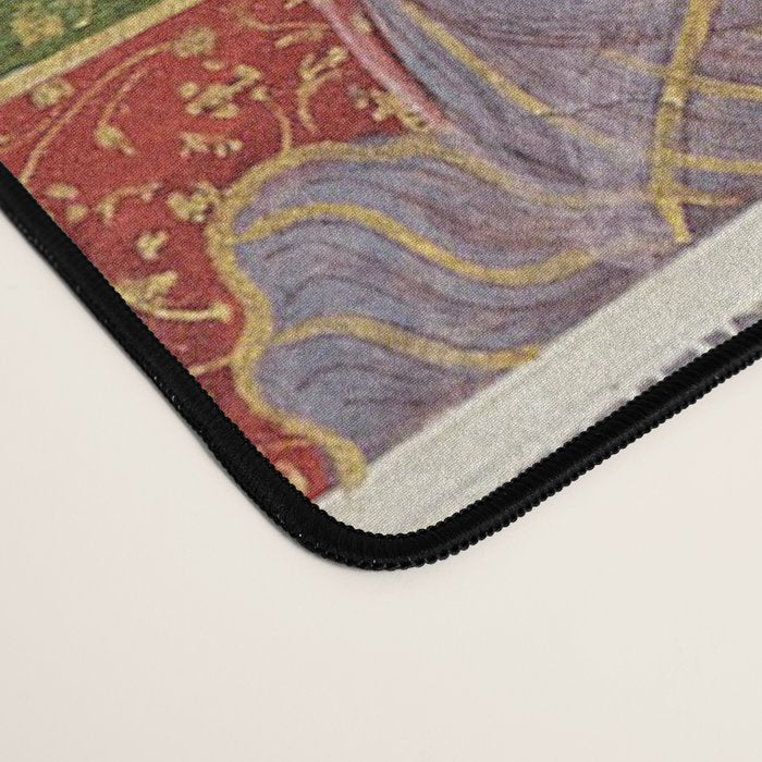 PRINCE CLIMBING TO HIS BETROTHED PROPERTY INDIA 18TH CENTURY  Desk Mat Gallery Image 4