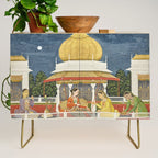 PRINCE CLIMBING TO HIS BETROTHED PROPERTY INDIA 18TH CENTURY  Credenza Gallery Image 1