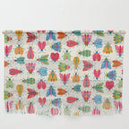 Wonderful Winged Insects - Colorful Retro Bugs Wall Hanging Gallery Image 1