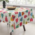Wonderful Winged Insects - Colorful Retro Bugs Tablecloth Gallery Image 3