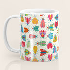 Wonderful Winged Insects - Colorful Retro Bugs Coffee Mug Gallery Image 3