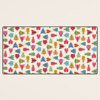Wonderful Winged Insects - Colorful Retro Bugs Desk Mat Gallery Image 3