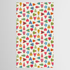 Wonderful Winged Insects - Colorful Retro Bugs Tablecloth Gallery Image 2