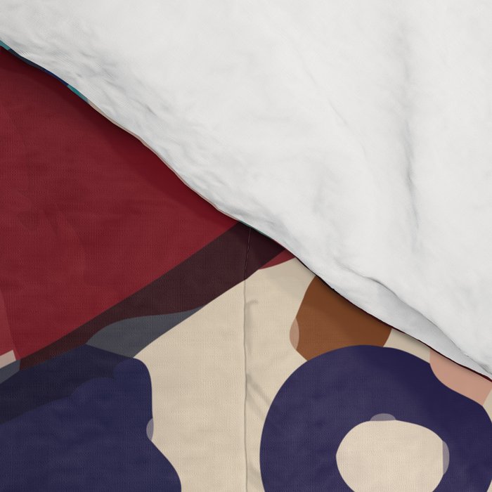 Urban Graffiti Paper Street Art Comforter Gallery Image 4