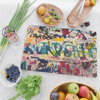 Urban Graffiti Paper Street Art Cutting Board Gallery Image 2