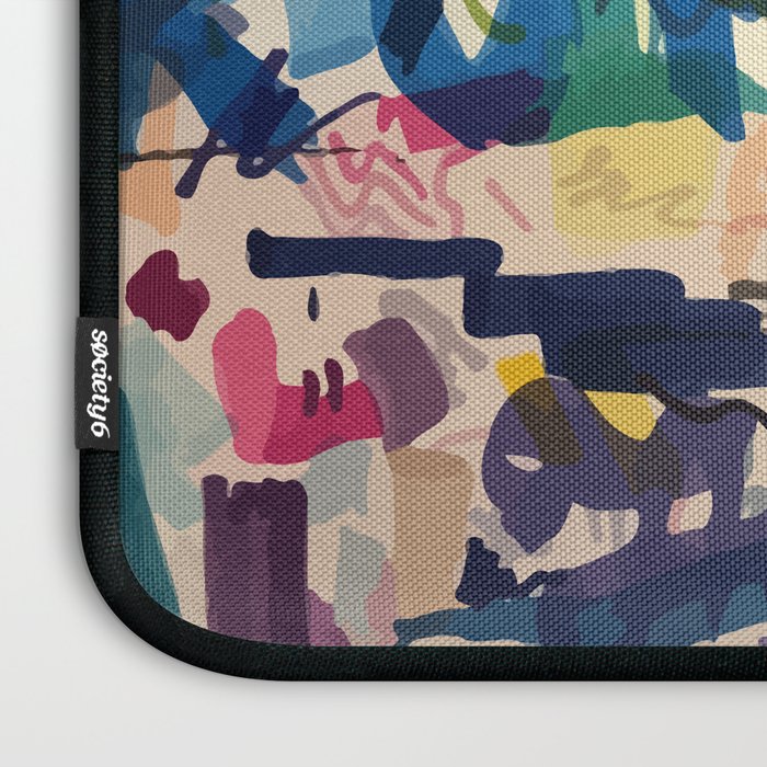 Urban Graffiti Paper Street Art Laptop Sleeve Gallery Image 3