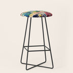 Urban Graffiti Paper Street Art Stool Gallery Image 1