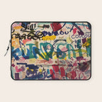Urban Graffiti Paper Street Art Laptop Sleeve Gallery Image 1