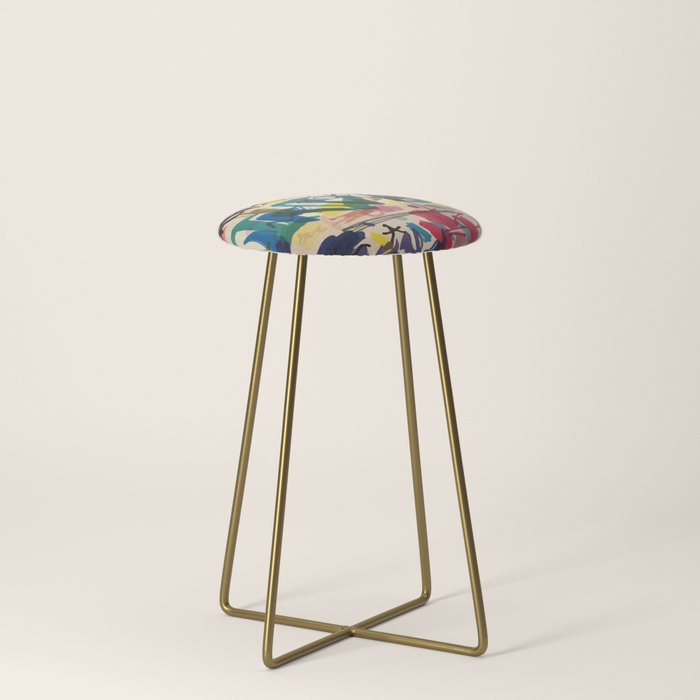 Urban Graffiti Paper Street Art Stool Gallery Image 4