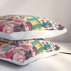 Urban Graffiti Paper Street Art Pillow Sham Gallery Image 3