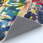 Urban Graffiti Paper Street Art Rug Gallery Image 4