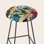 Urban Graffiti Paper Street Art Stool Gallery Image 2
