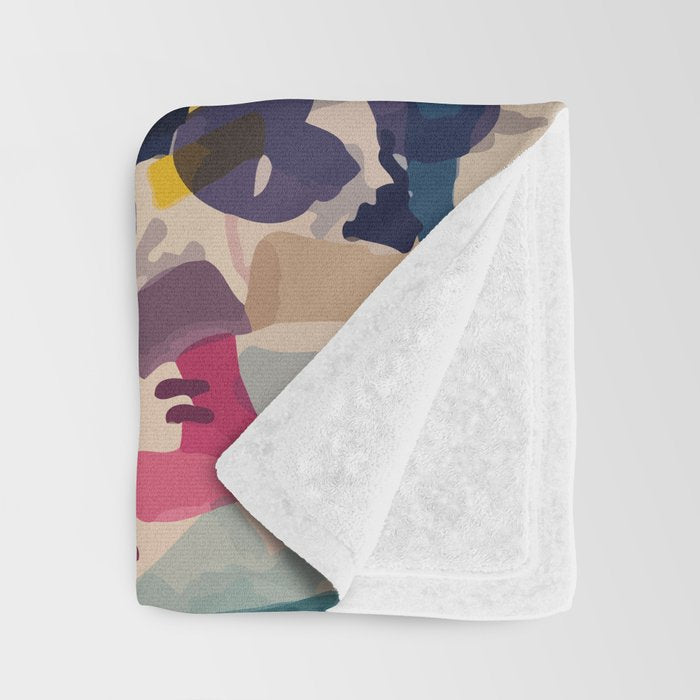 Urban Graffiti Paper Street Art Throw Blanket Gallery Image 3