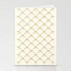Bows & Ribbons Pattern III Neutral Stationery Card Gallery Image 2
