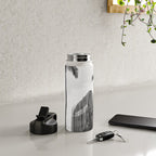 Hawaiian Surfboards - Black And White Surf Photography - Beach Photo Print - Surfboard Photograph Water Bottle Gallery Image 4