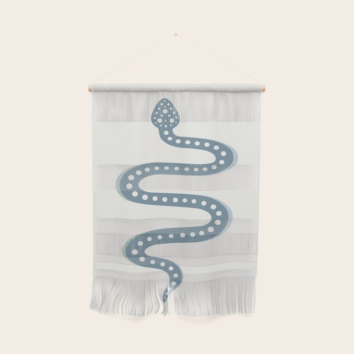Minimal Snake - Blue Wall Hanging Gallery Image 1