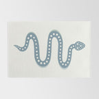 Minimal Snake - Blue Rug Gallery Image 2