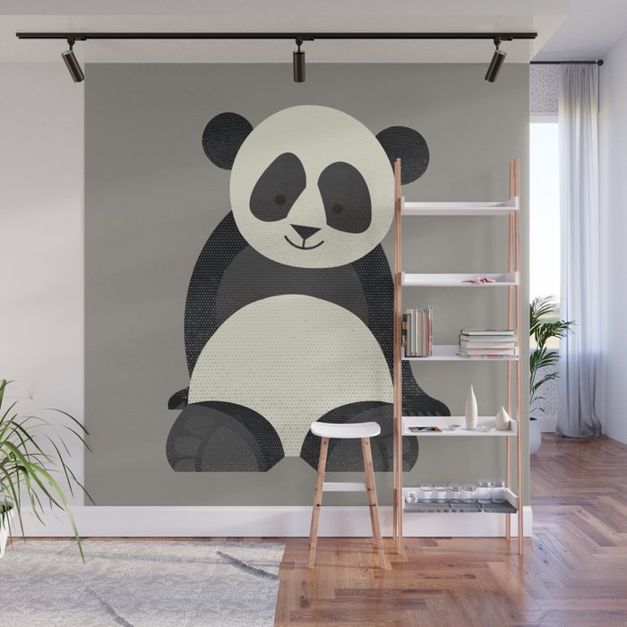 Whimsy Giant Panda Wall Mural Gallery Image 1