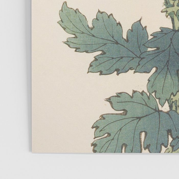 Japanese Chrysanthemum Woodblock Print #4 Poster Gallery Image 3