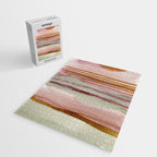 Sunset Beach Reflections x Modern Abstract Watercolor Jigsaw Puzzle Gallery Image 2