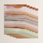Sunset Beach Reflections x Modern Abstract Watercolor Wrapping Paper Gallery Image 3