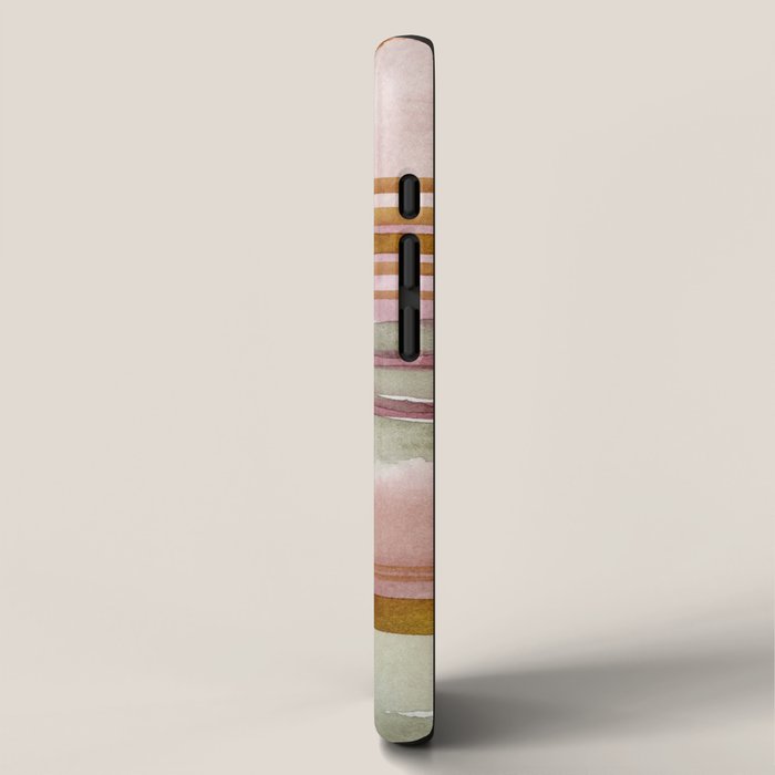 Sunset Beach Reflections x Modern Abstract Watercolor iPhone Case Gallery Image 2