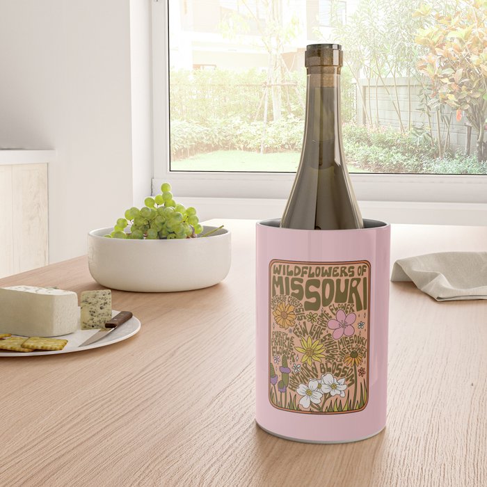 Missouri Wildflowers Wine Chiller Gallery Image 4
