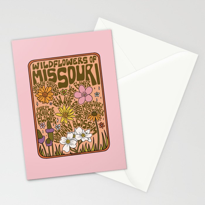 Missouri Wildflowers Stationery Card Gallery Image 2