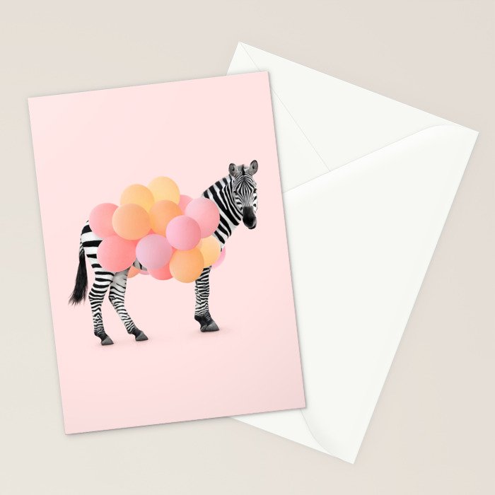 PARTY ZEBRA Stationery Card Gallery Image 2