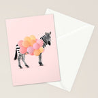 PARTY ZEBRA Stationery Card Gallery Image 2