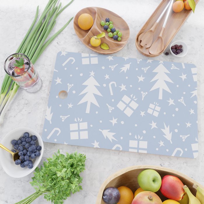 Happy Holidays monochromatic Cutting Board Gallery Image 2