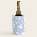 Happy Holidays monochromatic Wine Chiller Gallery Image 2