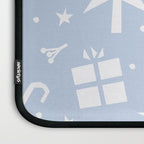 Happy Holidays monochromatic Laptop Sleeve Gallery Image 3