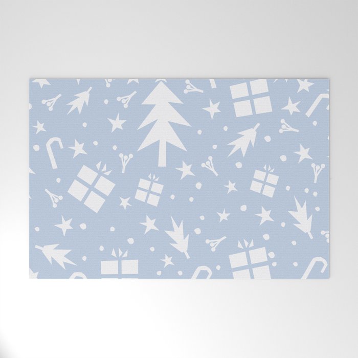 Happy Holidays monochromatic Welcome Mat Gallery Image 1