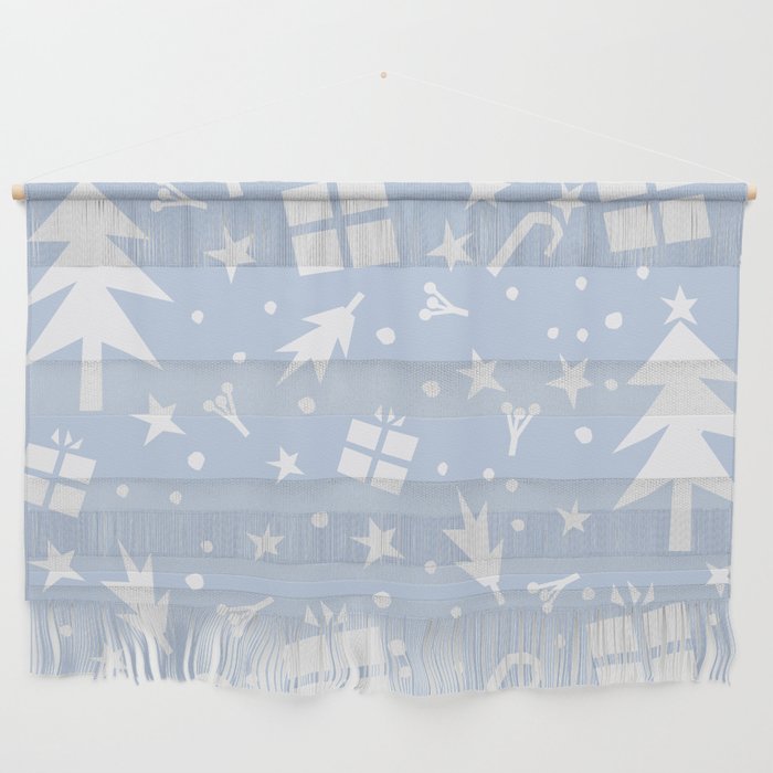 Happy Holidays monochromatic Wall Hanging Gallery Image 1