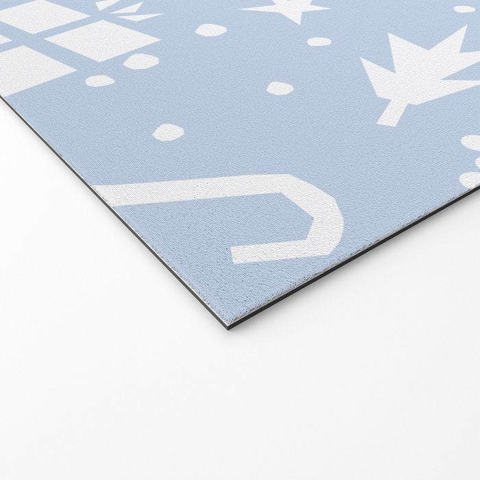 Happy Holidays monochromatic Welcome Mat Gallery Image 2