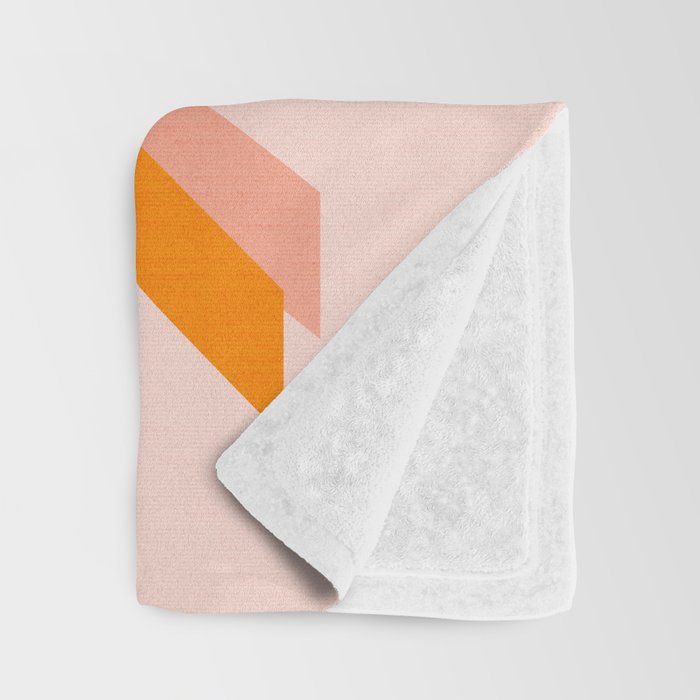 Festive Retro Christmas Tree on Peach Fuzz Throw Blanket Gallery Image 3