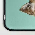 Bubble Gum Baby Cat in Green Laptop Sleeve Gallery Image 3