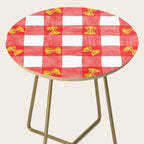 Gingham Pasta Side Table Gallery Image 2