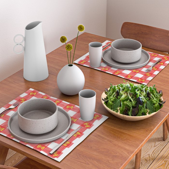 Gingham Pasta Placemat Gallery Image 2