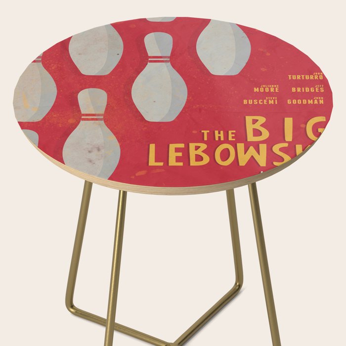 The Big Lebowski - Movie Poster, Coen brothers film, Jeff Bridges, John Turturro, bowling Side Table Gallery Image 2