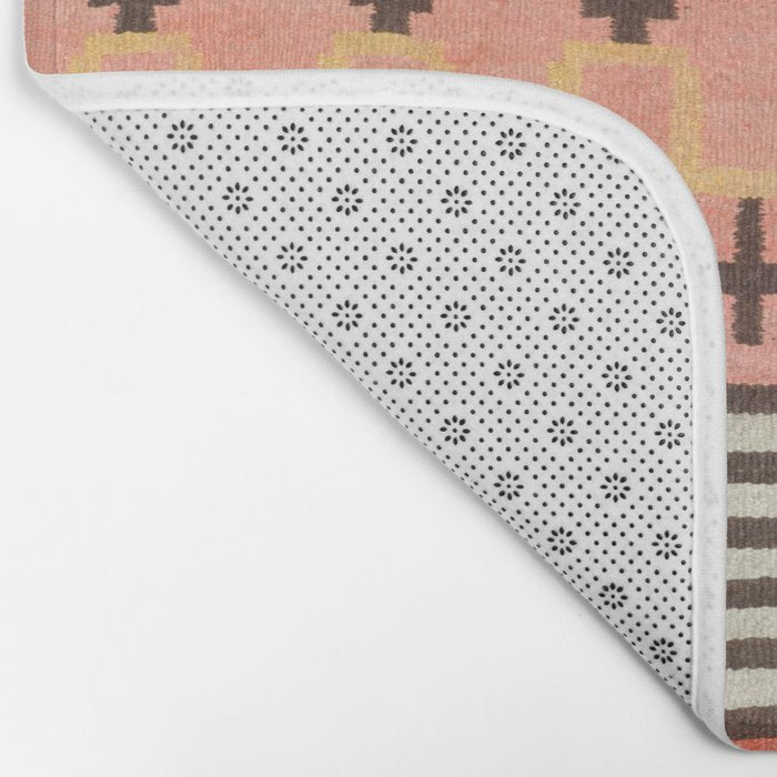 Vintage Southwest Blanket Print Bath Mat Gallery Image 2