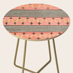 Vintage Southwest Blanket Print Side Table Gallery Image 2