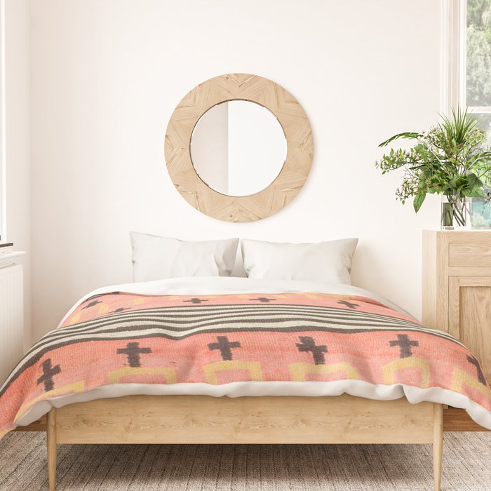 Vintage Southwest Blanket Print Duvet Cover Gallery Image 3