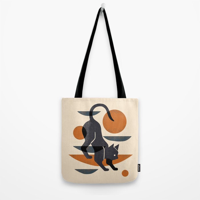 Cat At Play Tote Bag Gallery Image 2