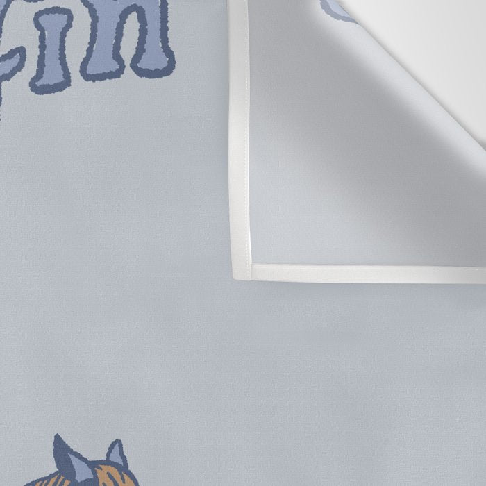 Surfin' in Blue Wall Tapestry Gallery Image 3