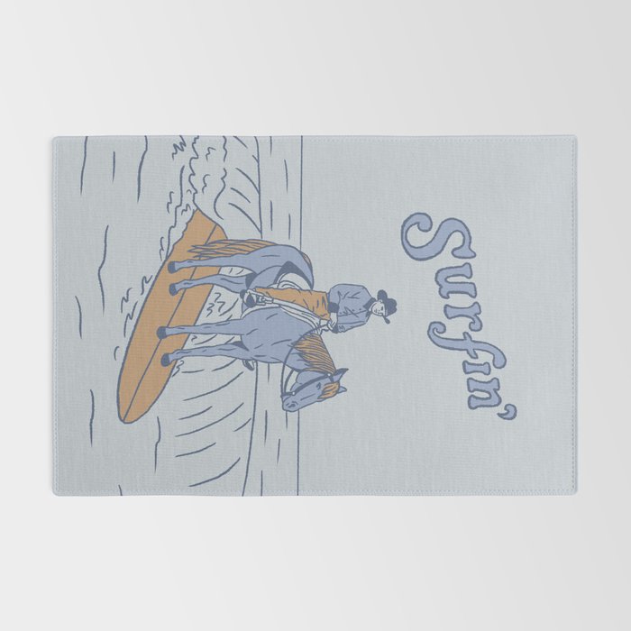 Surfin' in Blue Rug Gallery Image 2
