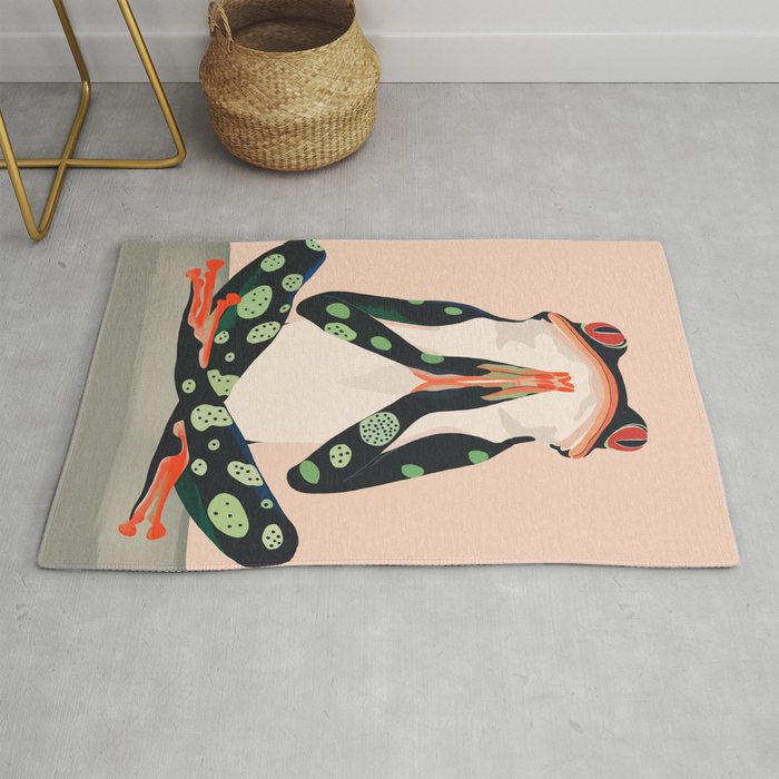 Yoga Frog Rug Gallery Image 1