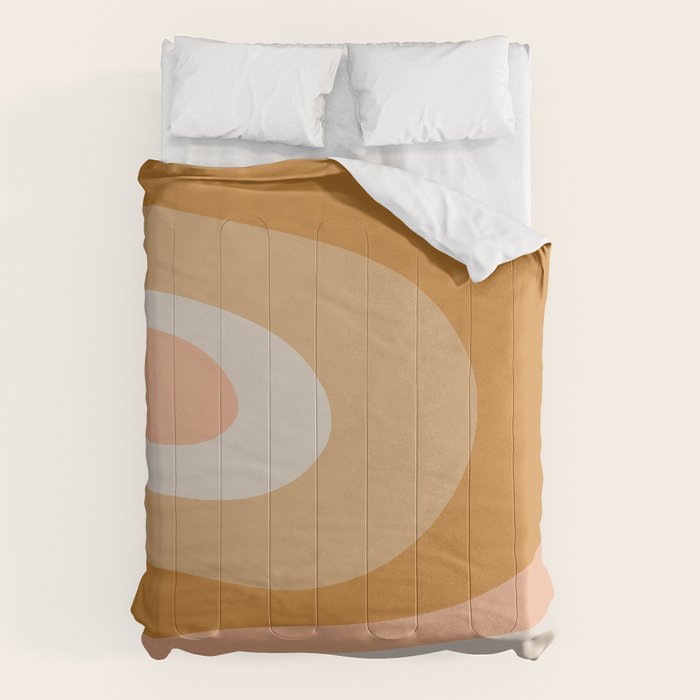 Organic Topography Earth Tone Abstract Comforter Gallery Image 6